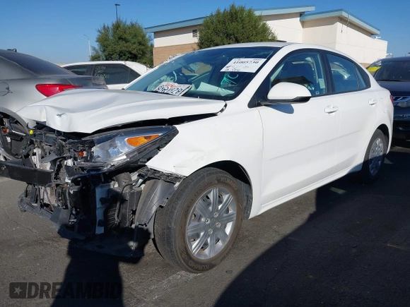 2021 Kia Rio LX with VIN 3KPA24AD3ME422560, listed as a IAAI auction lot 41005730 with 59,206 mi miles. Bid and sale history available at carsss.com. Image 19.
