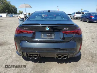 2025 BMW M4 Competition xDrive with VIN WBS33HK09SCS26841, listed as a Copart auction lot 67757404 with 0 mi miles and Salvage Title. Bid and sale history available at carsss.com. Image 6.