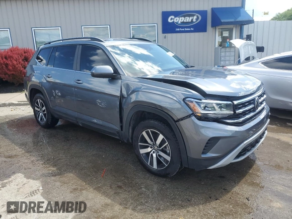 2023 Volkswagen Atlas SE with VIN 1V2DP2CA0PC508084, listed as a Copart auction lot 56982125 with 45,156 mi miles and Salvage title. Bid and sale history available at DreamBid. Image 4.