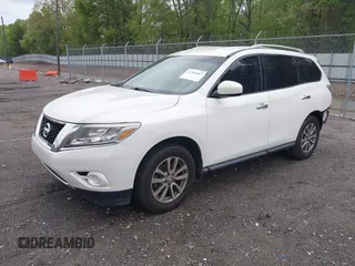 2013 Nissan Pathfinder SL with VIN 5N1AR2MN5DC677329, listed as a IAAI auction lot 41984067 with 192,412 mi miles. Bid and sale history available at carsss.com. Image 2.