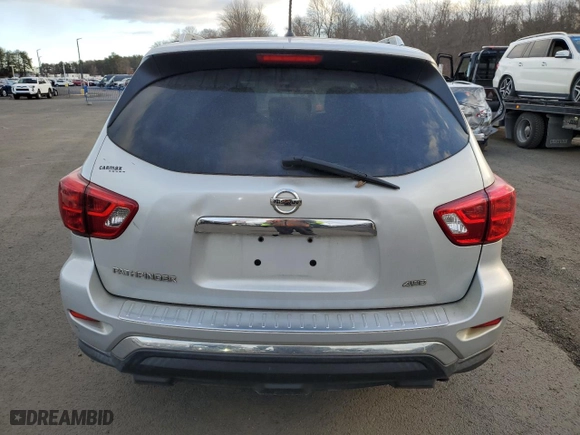 2017 Nissan Pathfinder S with VIN 5N1DR2MM7HC639918, listed as a Copart auction lot 88640415 with 81838 miles and Clean Title. Bid and sale history available at carsss.com. Image 6.