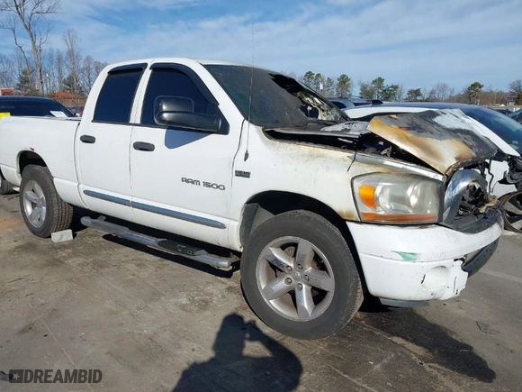 2006 Dodge Ram 1500 Laramie with VIN 1D3HU18216J206831, listed as a IAAI auction lot 41673278 with 1 mi miles. Bid and sale history available at carsss.com. Image 1.