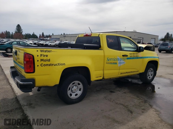 2020 Chevrolet Colorado 2WD Work Truck z VIN 1GCHSBEA8L1129970, wystawiony jako Copart lot #49721745 z przebiegiem 105 111 mil mil oraz Szkoda całkowita • Salvage title. Historia ofert i sprzedaży dostępna na DreamBid. Obrazek 3.
