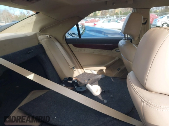 2008 Cadillac CTS AWD w/1SB with VIN 1G6DT57V980206276, listed as a IAAI auction lot 40822684 with 142,690 mi miles. Bid and sale history available at carsss.com. Image 8.