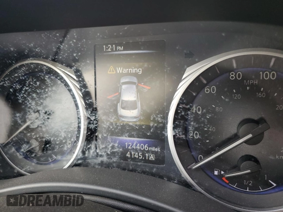 2017 Infiniti Q50 Signature Edition with VIN JN1EV7AP0HM739324, listed as a Copart auction lot 43063345 with 124,406 mi miles and Salvage Title. Bid and sale history available at DreamBid. Image 9.