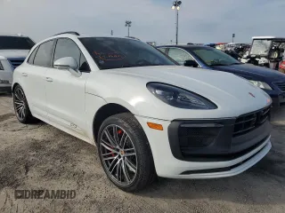2023 Porsche Macan GTS with VIN WP1AF2A59PLB56053, listed as a Copart auction lot 76335744 with Not provided miles and Salvage title. Bid and sale history available at DreamBid. Image 4.