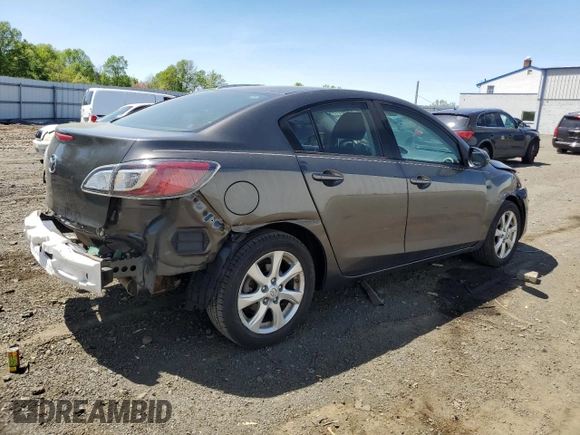2011 Mazda 3 i Touring with VIN JM1BL1VG3B1371792, listed as a Copart auction lot 54933175 with 96,829 mi miles and Salvage Title. Bid and sale history available at DreamBid. Image 3.