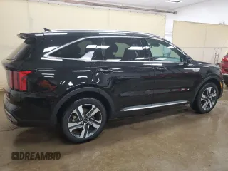 2024 Kia Sorento EX with VIN KNDRHDLGXR5258302, listed as a Copart auction lot 59800195 with 22,250 mi miles and Clean title. Bid and sale history available at DreamBid. Image 3.