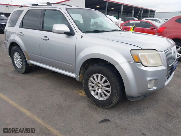 2010 Mercury Mariner Premier with VIN 4M2CN8H71AKJ14877, listed as a IAAI auction lot 41609202 with 232,706 mi miles. Bid and sale history available at carsss.com. Image 1.