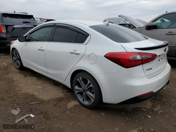 2016 Kia Forte EX with VIN KNAFX4A88G5530700, listed as a Copart auction lot 53818585 with 122,185 mi miles and Clean Title. Bid and sale history available at carsss.com. Image 2.