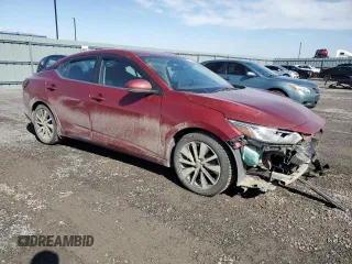 2023 Nissan Sentra SV with VIN 3N1AB8CV2PY227181, listed as a Copart auction lot 49400985 with 90,062 mi miles and Salvage Title. Bid and sale history available at carsss.com. Image 4.