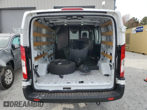 2023 Ford Transit Cargo with VIN 1FTBR1Y85PKA77962, listed as a Copart auction lot 83095814 with 21,928 mi miles and Clean Title. Bid and sale history available at DreamBid. Image 6.