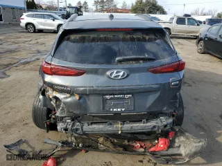 2018 Hyundai Kona SEL with VIN KM8K2CAA0JU114016, listed as a Copart auction lot 45963315 with 76,034 mi miles and Salvage Title. Bid and sale history available at carsss.com. Image 6.