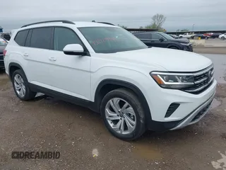 2023 Volkswagen Atlas SE with VIN 1V2WP2CA2PC527423, listed as a IAAI auction lot 41929349 with 33,884 mi miles and . Bid and sale history available at DreamBid. Image 1.