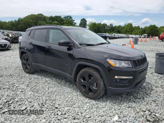 2021 Jeep Compass Latitude with VIN 3C4NJCBB2MT539201, listed as a Copart auction lot 58325985 with 94,170 mi miles and Salvage title. Bid and sale history available at DreamBid. Image 4.