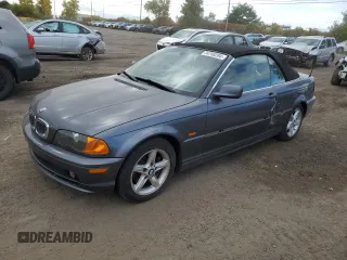 2003 BMW 3 Series 325Ci with VIN WBABS33493PG89518, listed as a Copart auction lot 74748284 with 0 mi miles and Salvage Title. Bid and sale history available at carsss.com. Image 1.