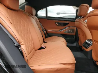 2024 Mercedes-Benz S 580e with VIN W1K6G6KB9RA304206, listed as a Copart auction lot 82554974 with 2,800 mi miles and Salvage Title. Bid and sale history available at DreamBid. Image 10.