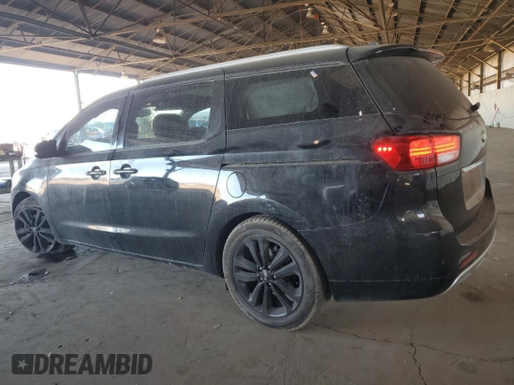 2015 Kia Sedona SX-L with VIN KNDME5C1XF6033887, listed as a Copart auction lot 84474184 with 83,437 mi miles and Salvage Title. Bid and sale history available at DreamBid. Image 2.