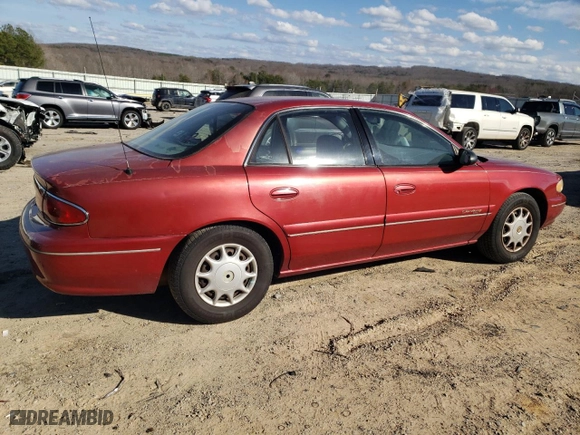 1998 Buick Century Custom with VIN 2G4WS52M0W1449799, listed as a Copart auction lot 47624655 with 0 mi miles and Salvage Title. Bid and sale history available at carsss.com. Image 3.