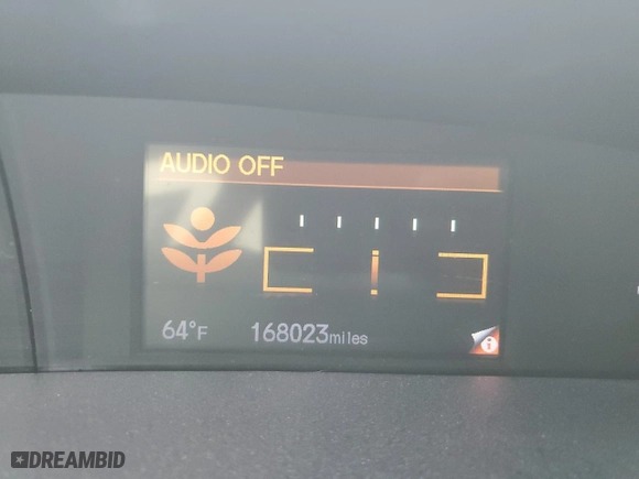 2013 Honda Civic Hybrid with VIN 19XFB4F26DE001607, listed as a Copart auction lot 47594195 with 168,023 mi miles and Salvage Title. Bid and sale history available at carsss.com. Image 9.