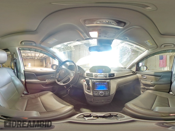 2016 Honda Odyssey Touring Elite with VIN 5FNRL5H91GB070424, listed as a Copart auction lot 55583075 with 115,709 mi miles and Salvage Title. Bid and sale history available at DreamBid. Image 15.