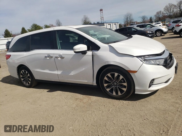 2024 Honda Odyssey EX-L с VIN 5FNRL6H62RB069216, выставлен на аукционе Copart как лот 49858955 с пробегом 7 578 миль миль и Списание • Salvage title. История ставок и продаж доступна на DreamBid. Изображение 4.