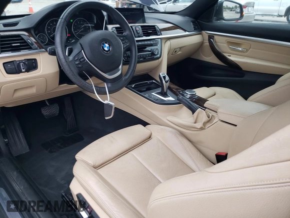 2017 BMW 4 Series 430i with VIN WBA4R7C52HK895575, listed as a Copart auction lot 79476264 with 57,288 mi miles and Clean Title. Bid and sale history available at DreamBid. Image 8.