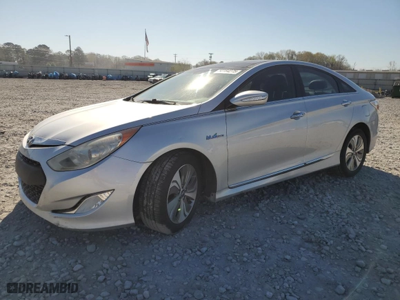 2013 Hyundai Sonata Hybrid Limited w/Panoramic Sunroof Pkg with VIN KMHEC4A42DA068835, listed as a Copart auction lot 50184275 with 152,480 mi miles and Salvage Title. Bid and sale history available at carsss.com. Image 1.