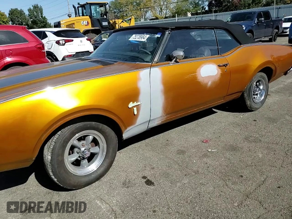 1969 Oldsmobile Cutlass with VIN 336679M390903, listed as a Copart auction lot 75278984 with Not Provided miles and Clean Title. Bid and sale history available at DreamBid. Image 10.