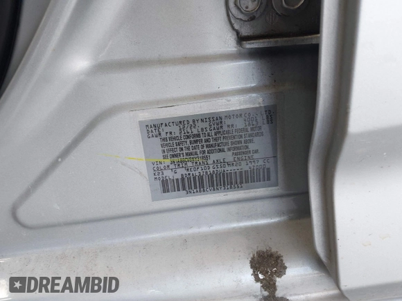 2022 Nissan Sentra SV z VIN 3N1AB8CV8NY318551, wystawiony jako IAAI lot #42397024 z przebiegiem 62 341 mil mil oraz . Historia ofert i sprzedaży dostępna na DreamBid. Obrazek 9.