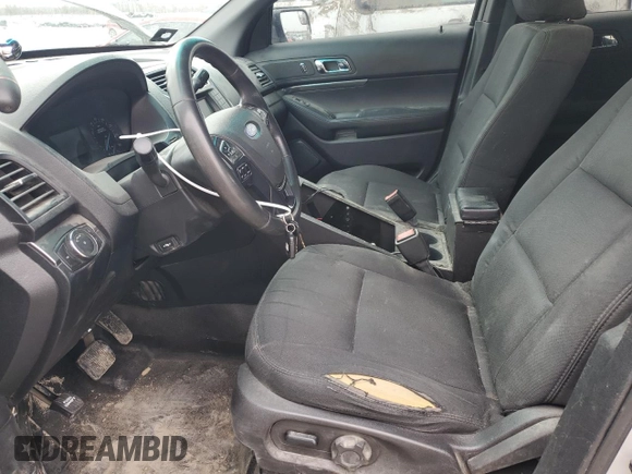 2016 Ford Utility Police Interceptor with VIN 1FM5K8AR7GGD16133, listed as a Copart auction lot 47731905 with 112,697 mi miles and Salvage Title. Bid and sale history available at carsss.com. Image 7.