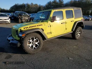 2022 Jeep Wrangler Unlimited Rubicon z VIN 1C4HJXFN4NW244038, wystawiony jako Copart lot #87279694 z przebiegiem Nie podano mil oraz Nie do naprawy • Non repairable. Historia ofert i sprzedaży dostępna na DreamBid. Obrazek 1.