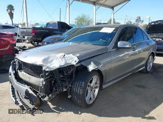 2012 Mercedes-Benz C-Class C 250 Sport with VIN WDDGF4HB8CA713047, listed as a IAAI auction lot 41830035 with 95,806 mi miles. Bid and sale history available at carsss.com. Image 17.