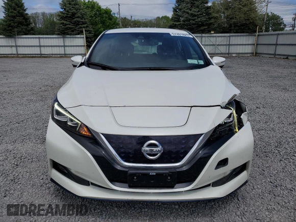2019 Nissan LEAF SL Plus with VIN 1N4BZ1CP5KC317891, listed as a Copart auction lot 57491825 with 88,841 mi miles and Salvage title. Bid and sale history available at DreamBid. Image 5.