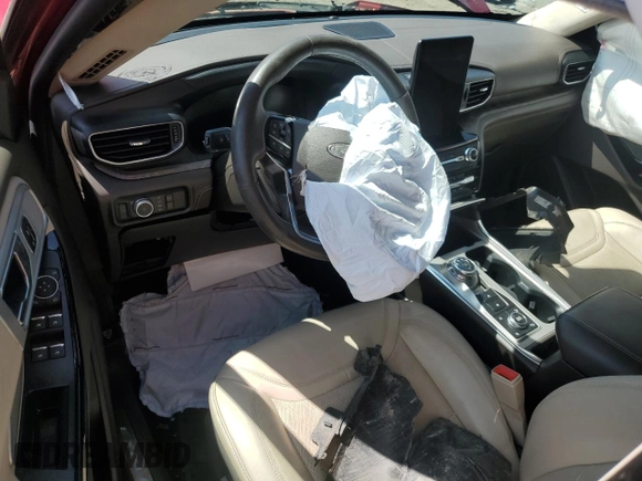 2022 Ford Explorer Platinum с VIN 1FM5K8HC9NGA75383, выставлен на аукционе Copart как лот 54702175 с пробегом 65 848 миль миль и Списание • Salvage title. История ставок и продаж доступна на DreamBid. Изображение 8.