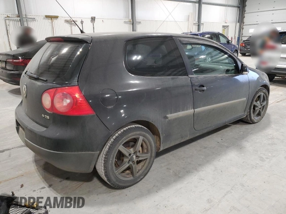 2009 Volkswagen Rabbit S with VIN WVWAB71K19W069149, listed as a Copart auction lot 44160015 with 163,614 mi miles and Clean title. Bid and sale history available at DreamBid. Image 3.