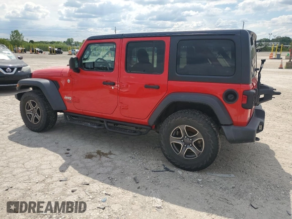 2018 Jeep Wrangler Unlimited Sport S z VIN 1C4HJXDG0JW122629, wystawiony jako Copart lot #56055015 z przebiegiem 130 731 mil mil oraz Czysty tytuł • Clean title. Historia ofert i sprzedaży dostępna na DreamBid. Obrazek 2.
