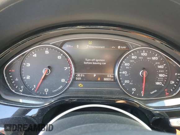 2015 Audi A8 3.0T with VIN WAU3GAFD8FN005271, listed as a Copart auction lot 64262595 with 88,931 mi miles and Salvage title. Bid and sale history available at DreamBid. Image 9.