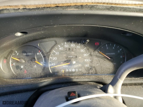 1997 Ford Taurus G with VIN 1FALP51U8VA192556, listed as a Copart auction lot 77604464 with 114,830 mi miles and Salvage Title. Bid and sale history available at carsss.com. Image 9.