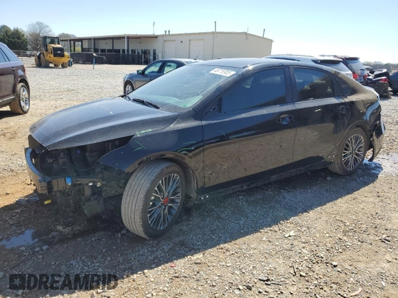 2024 Kia Forte GT-Line with VIN 3KPF54AD7RE803204, listed as a Copart auction lot 49715905 with 7,823 mi miles and Salvage Title. Bid and sale history available at carsss.com. Image 1.