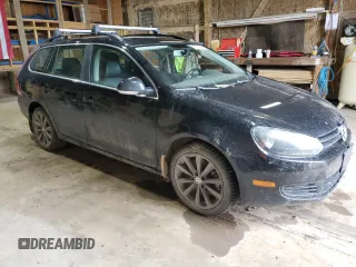 2014 Volkswagen Jetta SportWagen TDI w/Sunroof & Nav with VIN 3VWPL7AJ2EM617990, listed as a Copart auction lot 56214304 with 90,973 mi miles and Salvage Title. Bid and sale history available at carsss.com. Image 4.