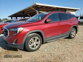 2018 GMC Terrain SLE with VIN 3GKALMEV3JL283400, listed as a Copart auction lot 52078445 with 216,117 mi miles and Salvage Title. Bid and sale history available at carsss.com. Image 1.
