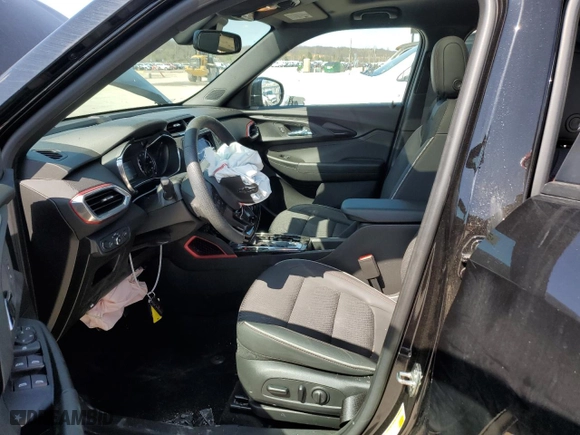 2023 Chevrolet TrailBlazer RS with VIN KL79MUSL9PB206777, listed as a Copart auction lot 51311775 with 21,852 mi miles and Salvage Title. Bid and sale history available at carsss.com. Image 7.