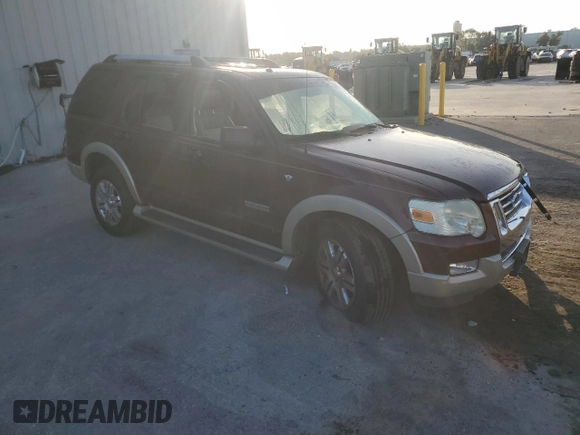 2007 Ford Explorer Eddie Bauer z VIN 1FMEU64807UA86793, wystawiony jako Copart lot #60131325 z przebiegiem 106 420 mil mil oraz Szkoda całkowita • Salvage title. Historia ofert i sprzedaży dostępna na DreamBid. Obrazek 4.
