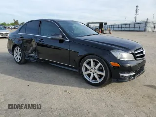 2014 Mercedes-Benz C 300 Sport with VIN WDDGF8AB6EG253744, listed as a Copart auction lot 50181075 with 108,362 mi miles and Salvage Title. Bid and sale history available at DreamBid. Image 4.
