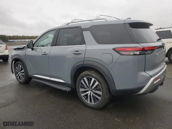 2022 Nissan Pathfinder Platinum with VIN 5N1DR3DK3NC247468, listed as a Copart auction lot 49510755 with 36,686 mi miles and Salvage Title. Bid and sale history available at carsss.com. Image 2.