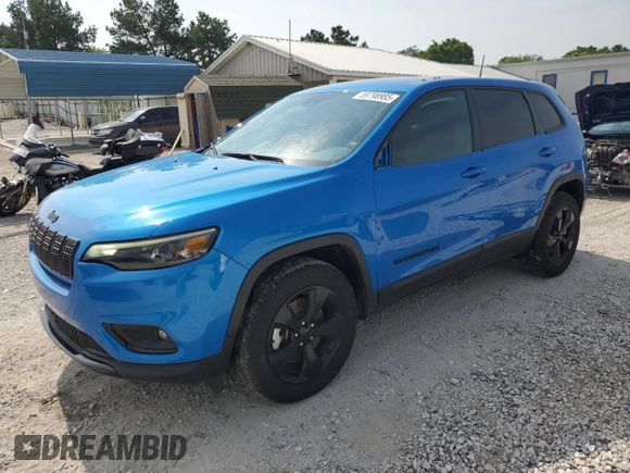 2021 Jeep Cherokee Latitude Plus with VIN 1C4PJMLB0MD202366, listed as a Copart auction lot 59798985 with 62,777 mi miles and Salvage title. Bid and sale history available at DreamBid. Image 1.