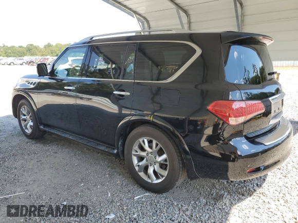 2011 Infiniti QX56 7-passenger with VIN JN8AZ2NFXB9501158, listed as a Copart auction lot 69260764 with 259,923 mi miles and Salvage Title. Bid and sale history available at carsss.com. Image 2.