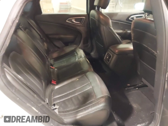 2015 Chrysler 200 C with VIN 1C3CCCCB2FN545166, listed as a IAAI auction lot 41601759 with 95,177 mi miles. Bid and sale history available at carsss.com. Image 8.