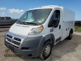 2017 Ram ProMaster z VIN 3C7WRVKG8HE530035, wystawiony jako Copart lot #74603454 z przebiegiem Nie podano mil oraz Szkody całkowita. Historia ofert i sprzedaży dostępna na DreamBid. Obrazek 1.